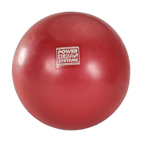 Power Systems Myo-Therapy Ball for Myofascial Release Therapy, 6-Inch Ball, Red (80683)