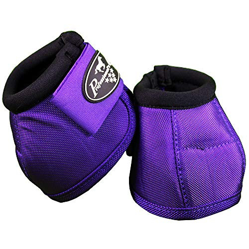 Professionals Choice Equine Ballistic Hoof Overreach Bell Boot  Pair  Medium  Purple