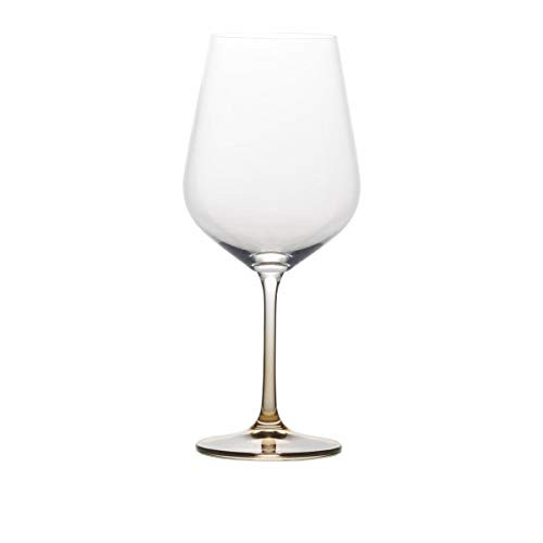 Mikasa Gianna Ombre Amber Red Wine Glass  Set Of 4  Clear