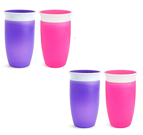Munchkin Miracle 360 Sippy Cup   Pink Purple 2 pack