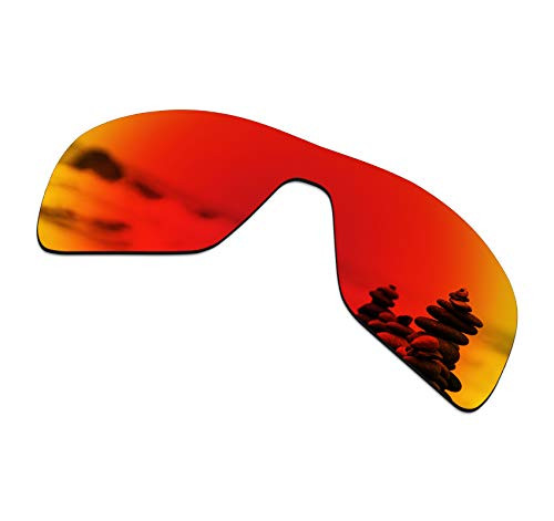 SmartVLT Polarized AR Coated Fire Red Replacement Lenses for Oakley Turbine Rotor OO9307 Sunglass