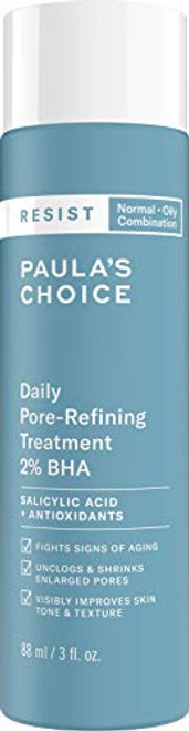Paula s Choice RESIST Daily Pore Refining Treatment 2 BHA with Salicylic   Hyaluronic Acid  Blackheads   Large Pore Exfoliant  Oily Skin  3 Ounce