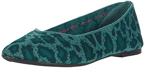 Skechers womens Ballet Flat  Green  8 US