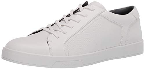 Calvin Klein Men s BOWYER Sneaker  White  11 5M