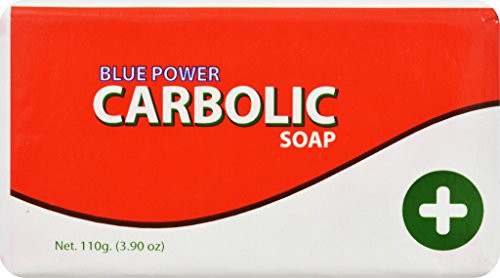 Blue Power Carbolic Soap  Pack of 30  Anti Bacterial Hand and Body Soap from Jamaica  Natural Scented  Anti Bacterial and Mildly Antiseptic Soap