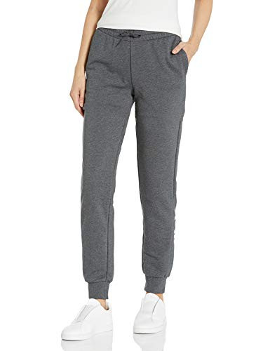 adidas Essentials Linear Pant  Dark Grey Heather Purple Tint  Large