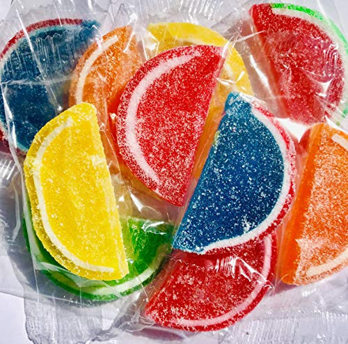 Boston Fruit Slices   Jelly Fruit Slices Assorted Candy   INDIVIDUALLY WRAPPED   5 LB BULK Box   America s Original Fruit Slices   Vegan  Gluten Free  Completely Allergen Free