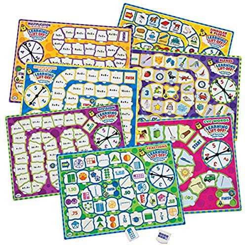 Didax Educational Resources Learning Lift Off Reading Set of 7 Reading Game