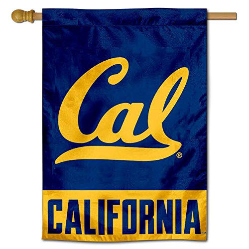 College Flags   Banners Co  University of California 28  x 40  Two Sided House Flag