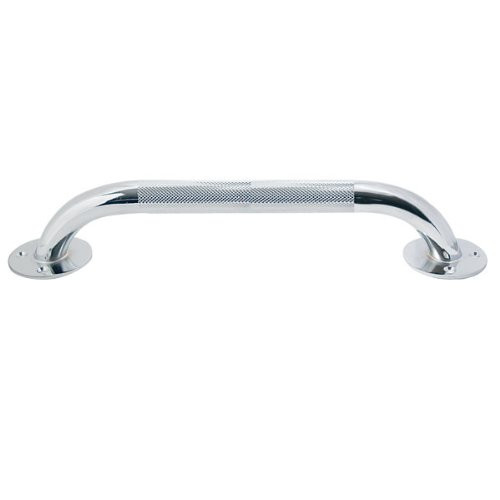 Drive Medical 32" Knurled Grab Bar, Retail, Chrome - 12132-3