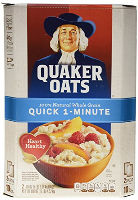 Quaker Oats Quick 1 Minute Oatmeal   2 5 lb