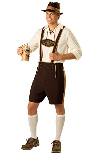 InCharacter Bavarian Guy Adult Costume  X Large Brown