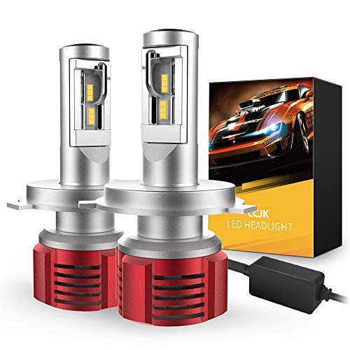 CCJK H4 9003 HB2 LED Headlight Bulbs 100W 12000LM 6500K Xenon White High Low Beam Fog Light Bulb Conversion Kit CanBus Ready IP67 CSP Chips 360 Degree CCJK H4 9003 HB2 LED Headlight Bulbs 100W 12000LM 6500K Xenon White High Low Beam Fog Light Bulb Conversion Kit CanBus Ready IP67 CSP Chips 360 Degree