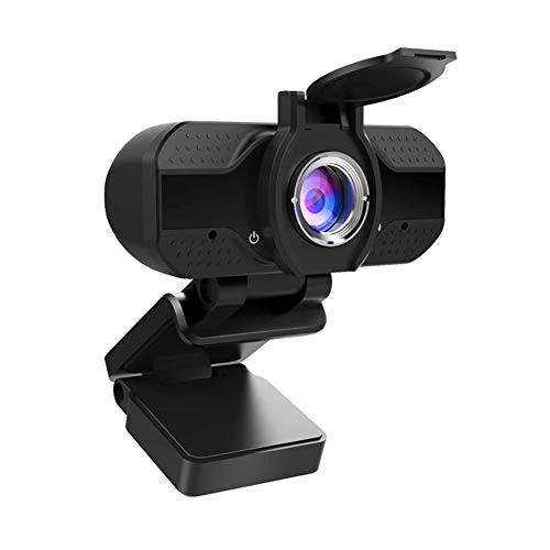 1080P HD Webcam with Microphone and Privacy Cover USB Zoom Focus Web Camera with Tripod Streaming Webcam for Desktop or Laptop Video Calling Recording Conferencing Plug and Play Fixed Focus HD Webcam