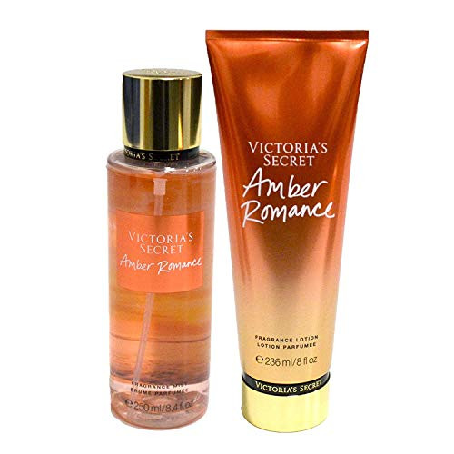 Victoria Secret Amber Romance Fragrance Body Mist Lotion Set Victoria Secret Amber Romance Fragrance Body Mist Lotion Set