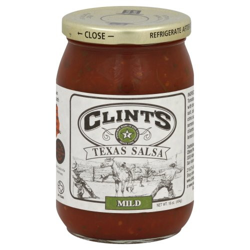 Clints Mild Texas Salsa  16 Ounce   6 per case