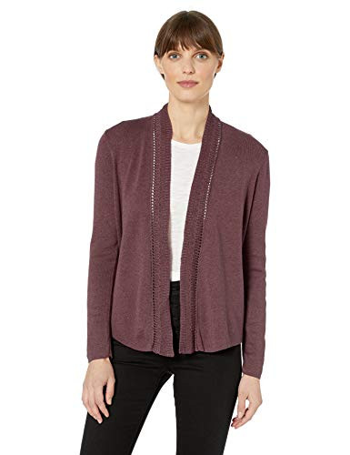NIC ZOE Women s Enhance Cardy  Plum  Extra Small
