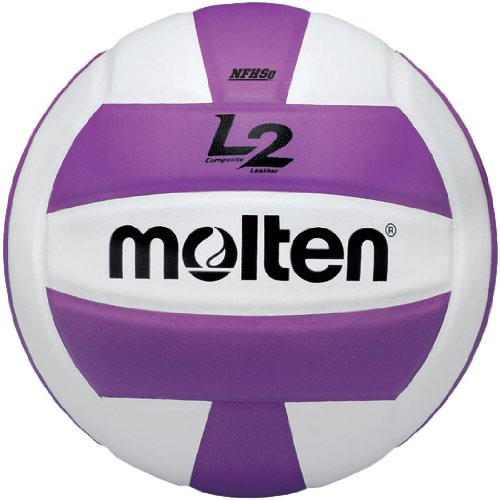 Molten Premium Competition L2 Volleyball  NFHS Approved  Purple White