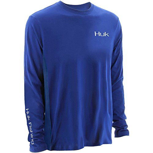 HUK H1200122 400 XXXL Huk KC Scott Pf Liberty Offshore  Royal  3X Large