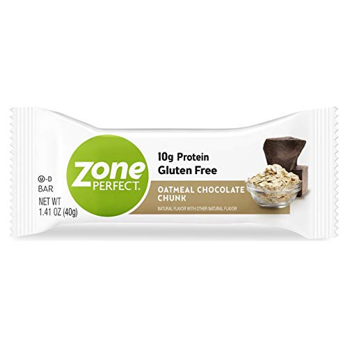 ZonePerfect Protein Bars Oatmeal Chocolate Chunk High Protein With Vitamins Minerals 1 41 Ounce 30 Count ZonePerfect Protein Bars Oatmeal Chocolate Chunk High Protein With Vitamins Minerals 1 41 Ounce 30 Count