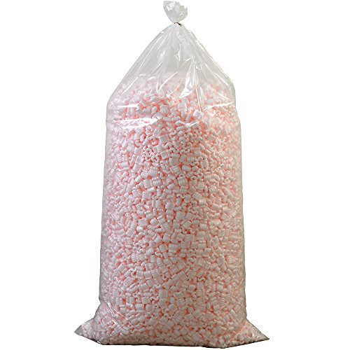Aviditi 7NUTSAS Anti Static Loose Fill Packing Peanuts  7 Cubic Feet  Pink