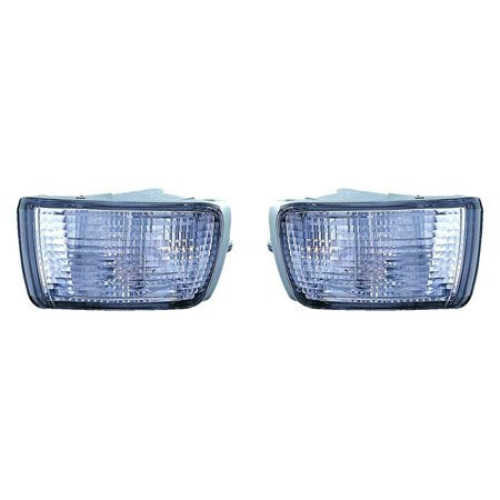 CarLights360  For 2003 2004 2005 TOYOTA 4RUNNER Front Signal Corner Light Pair Driver and Passenger Side W Bulbs Replaces TO2532112 TO2533112