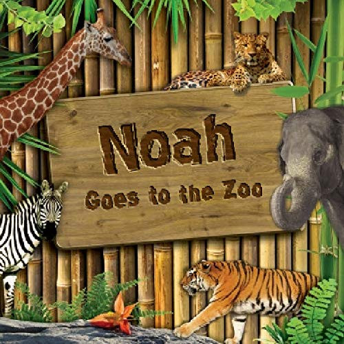 Frecklebox   Personalized Storybook for Noah   Goes to The Zoo  Hardcover    Put Your Child in The Story   Great Gifts to Make Kids Smile