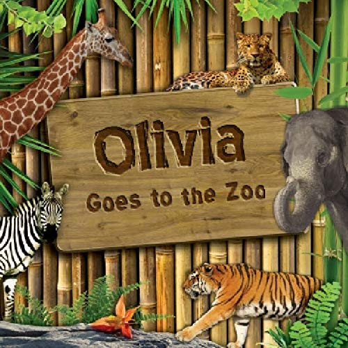Frecklebox   Personalized Storybook for Olivia   Goes to The Zoo  Hardcover    Put Your Child in The Story   Great Gifts to Make Kids Smile