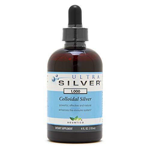 Ultra Silver® Colloidal Silver   1 000 PPM  4 Oz  118mL    Mineral Supplement   True Colloidal Silver   with Dropper