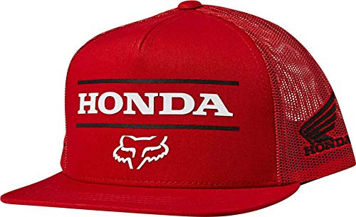 Fox Racing Men s Standard Honda Snapback HAT  Chili  One Size