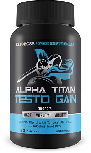 Alpha Titan Testo Gain   Advanced Testosterone Booster   Unleash Your Inner Spartan with Powerful Ingredients formulated to Boost Natural Testosterone   Release Your Inner Alpha Male Youth