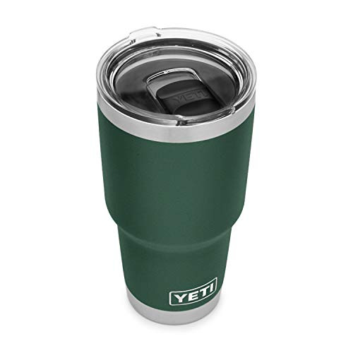 YETI Rambler 30 oz Tumbler  Stainless Steel  Vacuum Insulated with MagSlider Lid  Northwoods Green