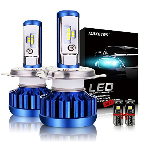 MAXGTRS H4 LED Headlight Bulb CSP Chips LED Head Bulb   70W 9000LM 6000K Cool White LED Headlamps