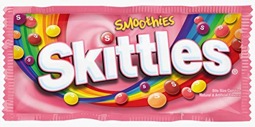Skittles Smoothies Bite Size Candies  1 76 Ounce Bag   24 Count Display Box