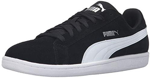 PUMA Men s Smash v2 Sneaker  Puma Black Puma White  9 M US