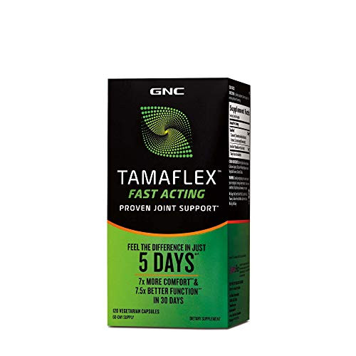 GNC TamaFlex Fast Acting  120 Vegetarian Capsules  Joint Support