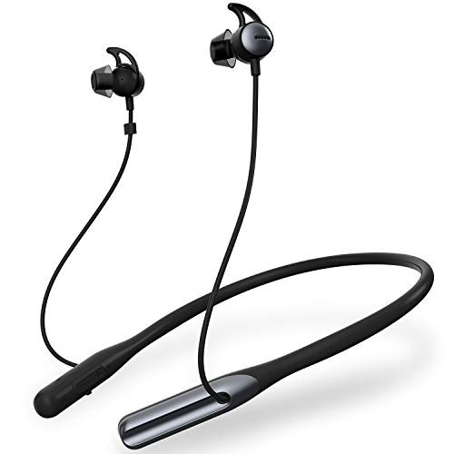 Tuocalo TL Q3 Bluetooth Headphones Waterproof Wireless Sport Earphones Sweatproof Neckband Earbuds with Microphone HiFi Bass Stereo Noise Cancelling Headset for Workout Running Gym 9H Play Time