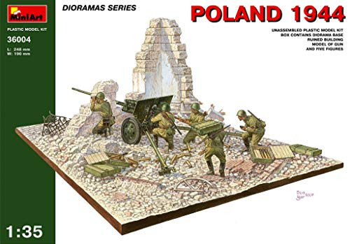 MiniArt 36004 Poland 1944  1 35 Scale Dioramas Series Plastic Scenery Model Kit