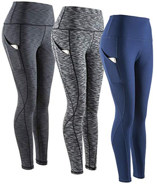 SERHOM Yoga Pants High Waist Tummy Control Workout Women Yoga Leggings with Pockets S 3 Pack SERHOM Yoga Pants High Waist Tummy Control Workout Women Yoga Leggings with Pockets S 3 Pack