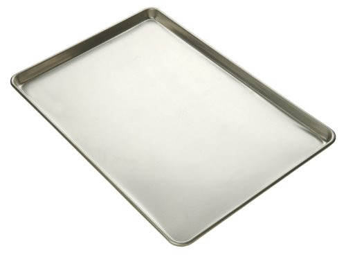Focus Foodservice Commercial Bakeware 16-Gauge Glazed Aluminum-Sheet Pan, Full-Sheet