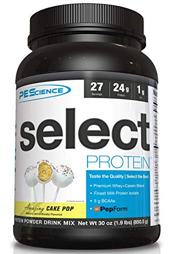 PEScience Select Low Carb Protein Powder  Cake Pop  27 Serving  Keto Friendly and Gluten Free