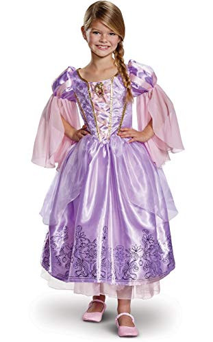 Girls Disney Princesses Rapunzel Dress Gown Halloween Costume  XS 3T 4T  Purple Pink