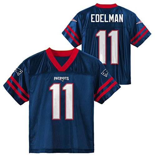 Outerstuff NFL Toddler Team Color Name and Number Home Player Jersey  Julian Edelman New England Patriots Navy Home  2T