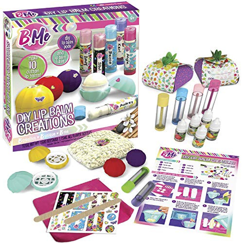 Make Your Own Lip Balm Maker Kit for Kids   DIY Craft Kit for Girls   Lip Gloss   Lip Balm Tubes  Pods  Lip Balm Maker Set For 15  Lip Balms in 5 Flavors Great Gifts for Tween Girls Age 6