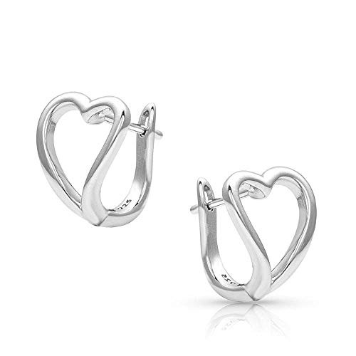 Montana Silversmiths Framed in Love Open Heart Earrings