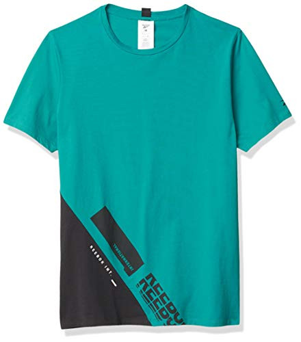 Reebok Training Supply Archive Evo Tee  Seaport Teal  X Small