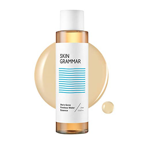 She e Gone Poreless Water Essence Toner  Instantly Pore Minimizing and Sebum Control  Tighten Pores  Clean Ingredients  Cruelty Free  5 24 fl oz   155ml  by SKIN GRAMMAR