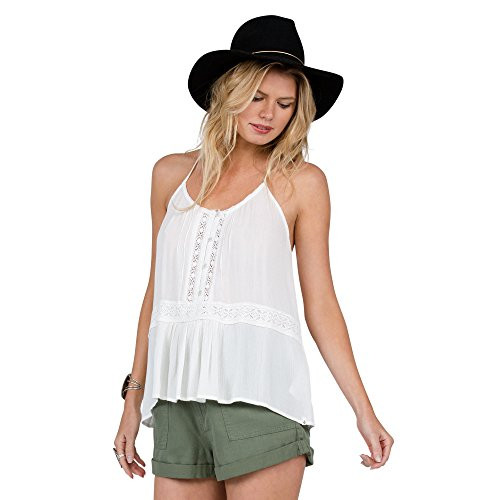 Volcom Junior s Summit Stone Lace Cami  Vwh  XS