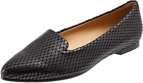 Trotters Women s Harlowe Ballet Flat  Black  9 0 2W US