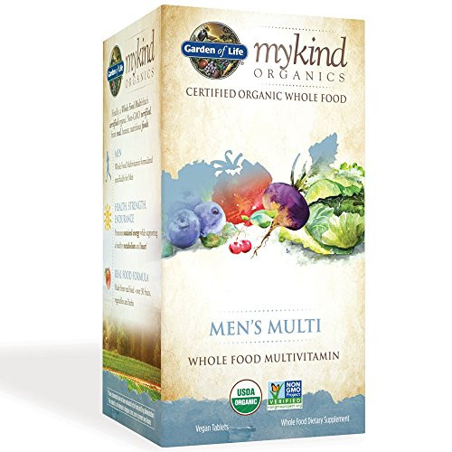 Garden of Life Multivitamin for Men mykind Organic Men s Whole Food Vitamin Supplement Vegan 60 Tablets Garden of Life Multivitamin for Men mykind Organic Men s Whole Food Vitamin Supplement Vegan 60 Tablets
